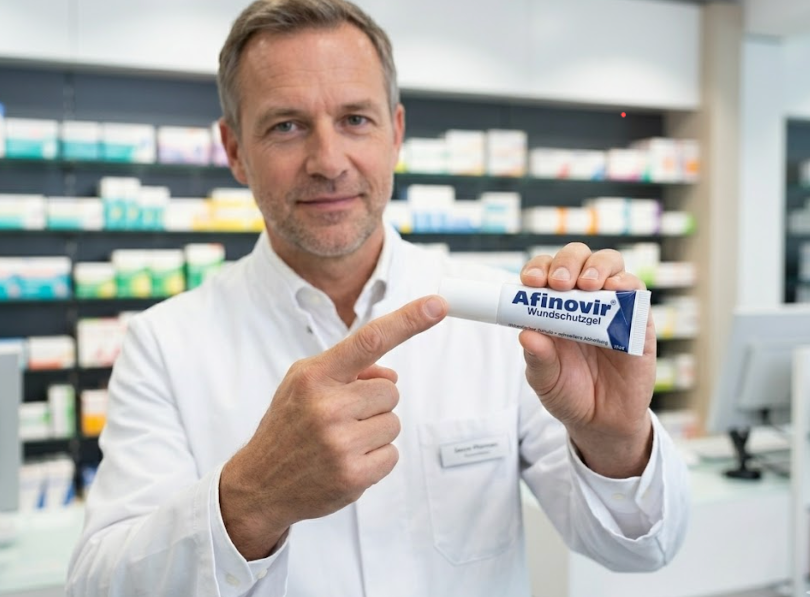 Apotheker empfiehlt Afinovir Wundschutzgel