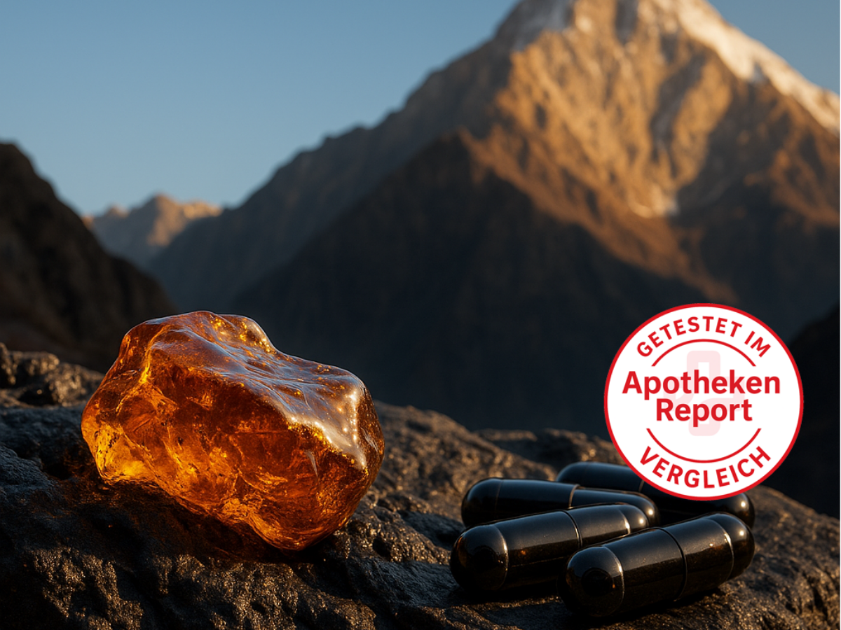 Shilajit Premium, getestet im Apotheken Report Vergleich